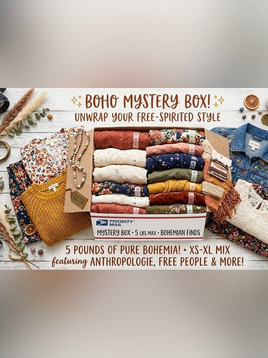 Free People Other - BOHO CHIC MYSTERY BOX - (Anthropologie, Free People, & More!)